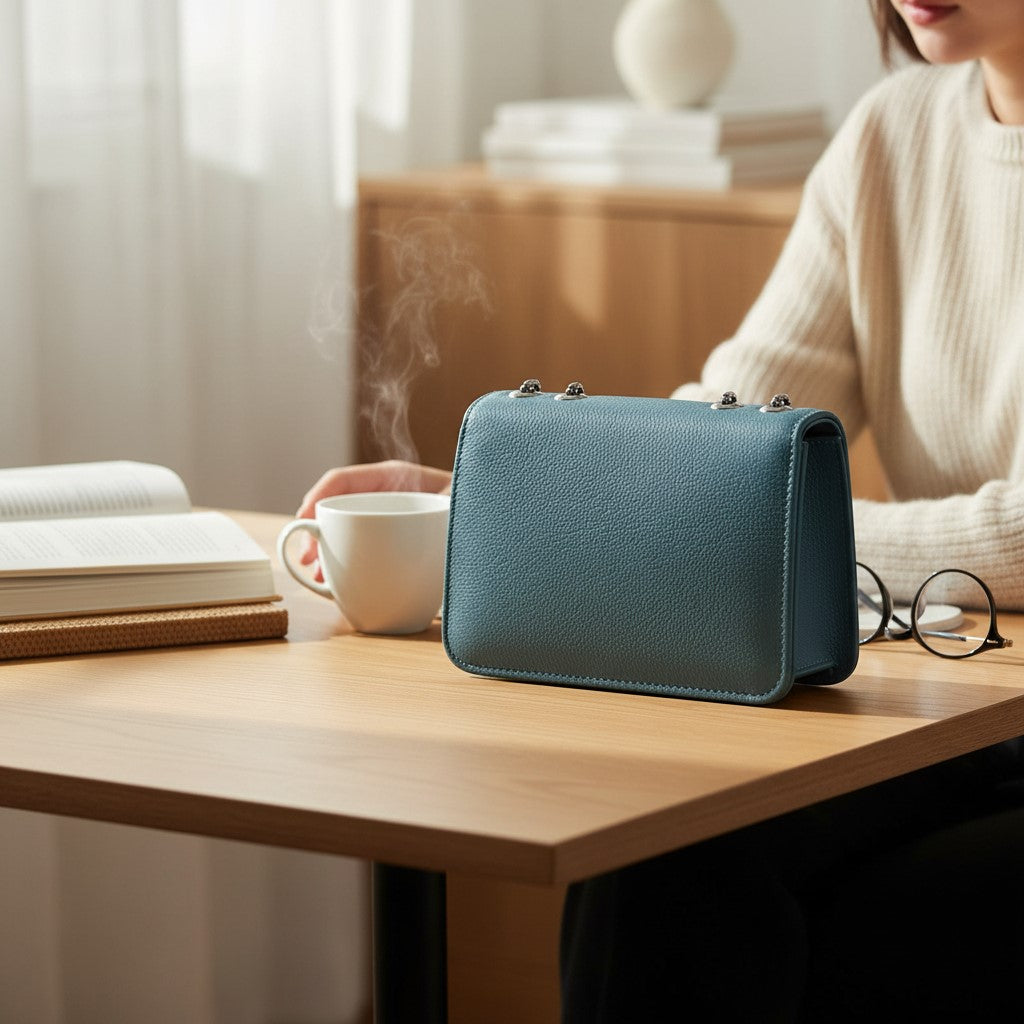 Monogram Geo-Frame Shoulder Bag