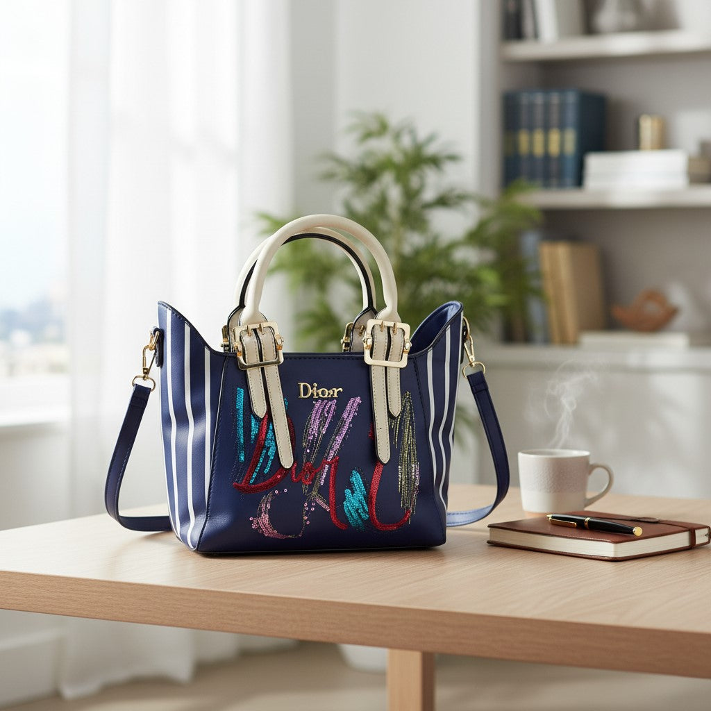 The 'Madison Avenue' Structured Handbag: Classic Sophistication
