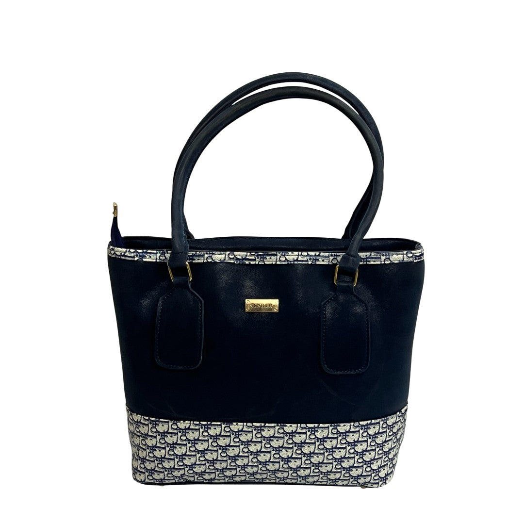 Signature Monogram Architectural Shoulder Bag