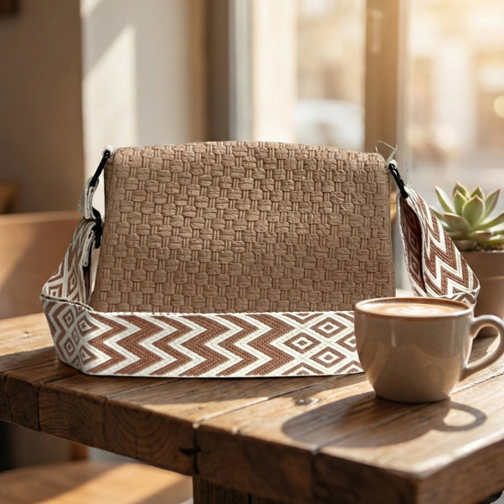 Premium Brown Crossbody Bag