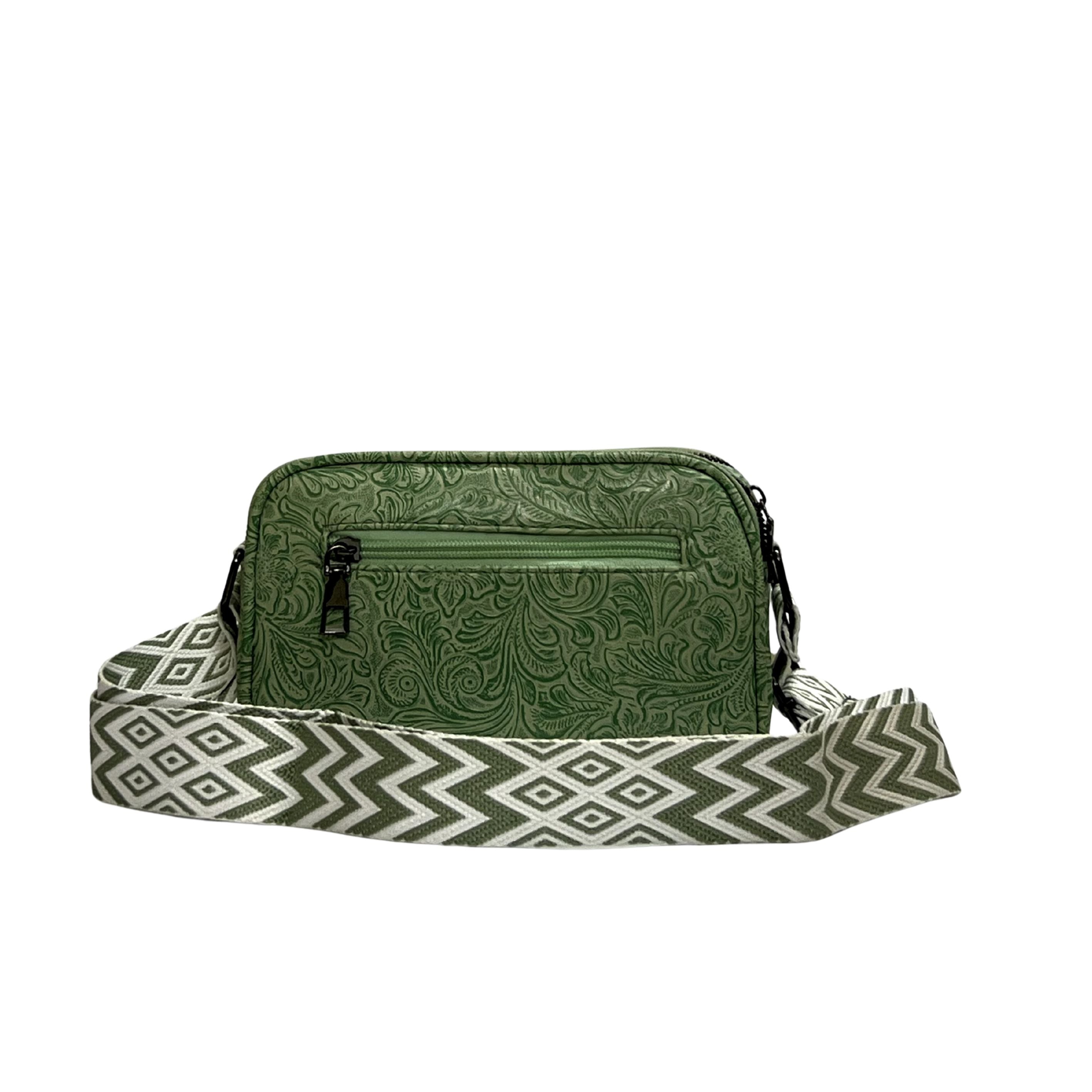 Premium Sage Green Crossbody Bag