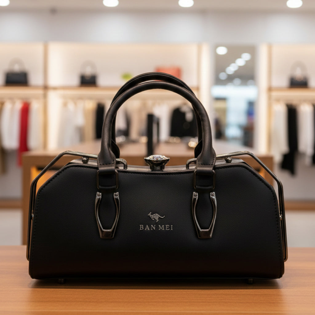 The 'Madison Avenue' Structured Handbag: Classic Sophistication