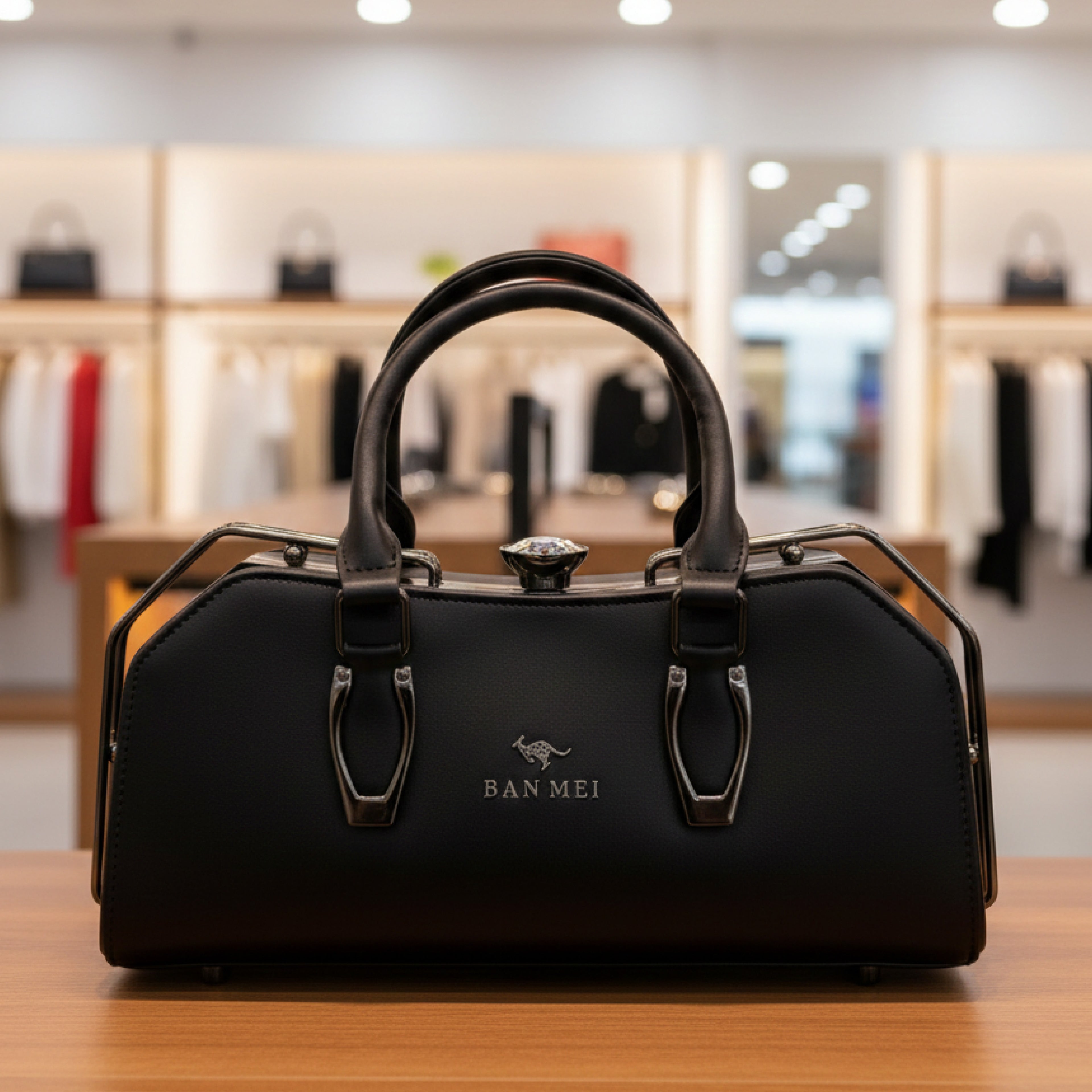 The 'Madison Avenue' Structured Handbag: Classic Sophistication