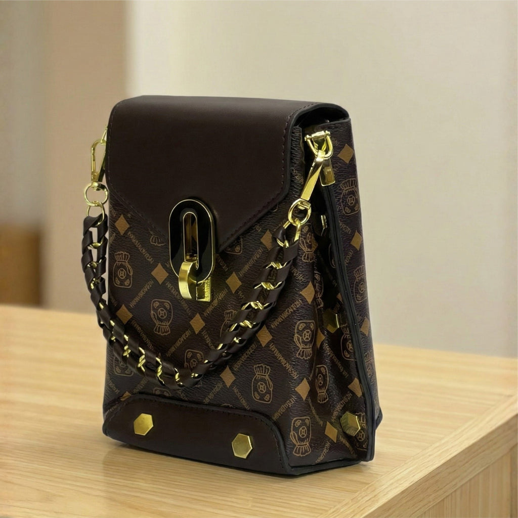 Chic Monogram Crossbody & Shoulder Bag: Your New Everyday Essential
